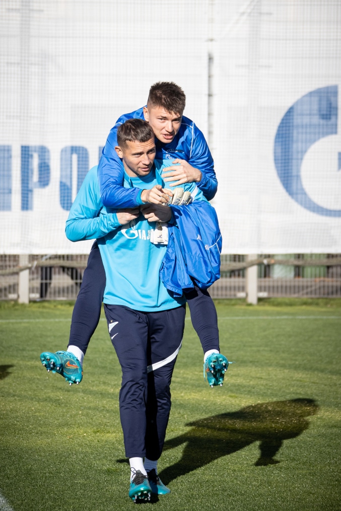 Открытая тренировка «Зенита» перед матчем с «Пари НН»