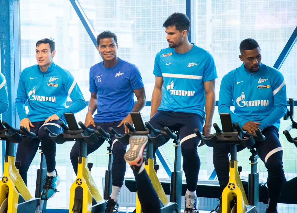 Тренировка «Зенита» перед матчем с «Сочи»