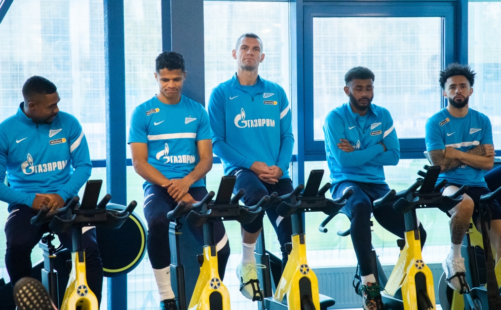 Тренировка «Зенита» перед матчем с «Сочи»