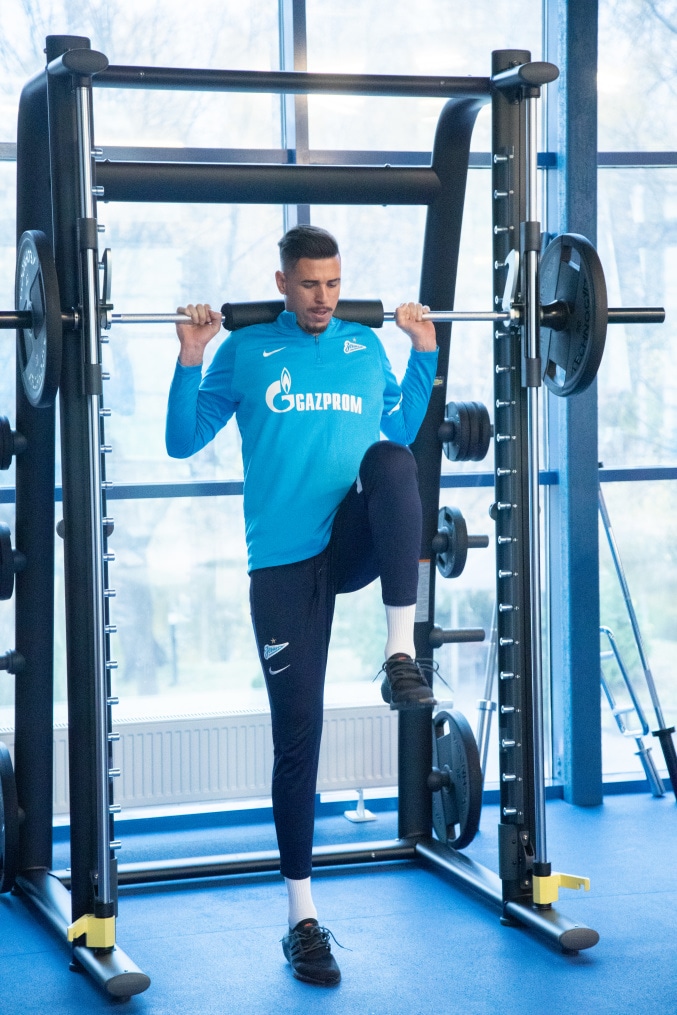 Тренировка «Зенита» перед матчем с «Сочи»