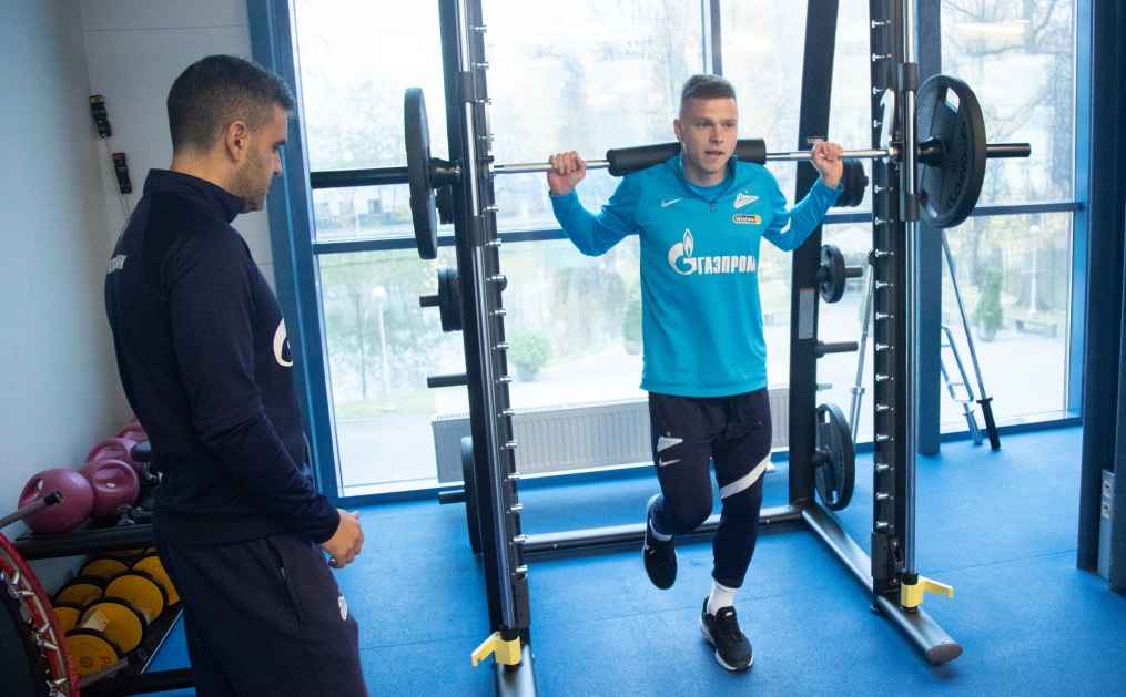 Тренировка «Зенита» перед матчем с «Сочи»