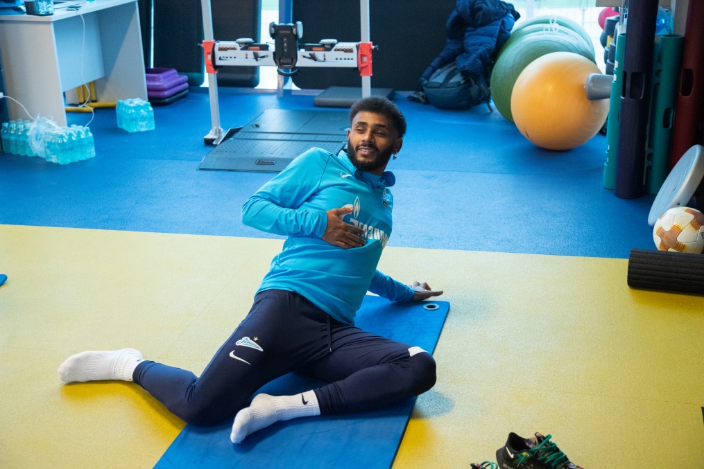 Тренировка «Зенита» перед матчем с «Сочи»