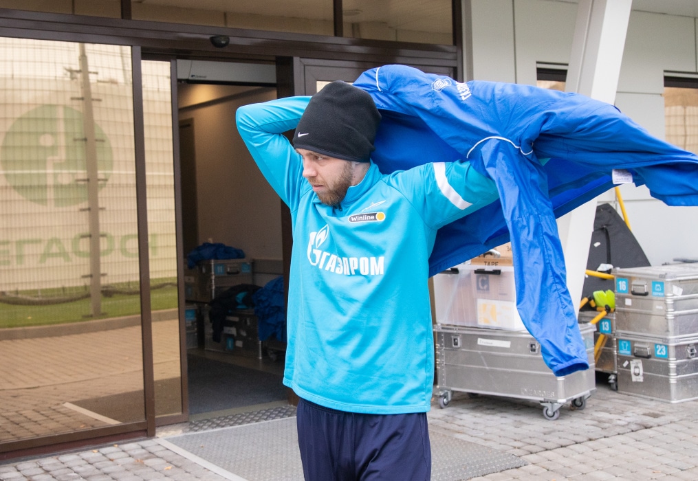 Тренировка «Зенита» перед матчем с «Сочи»