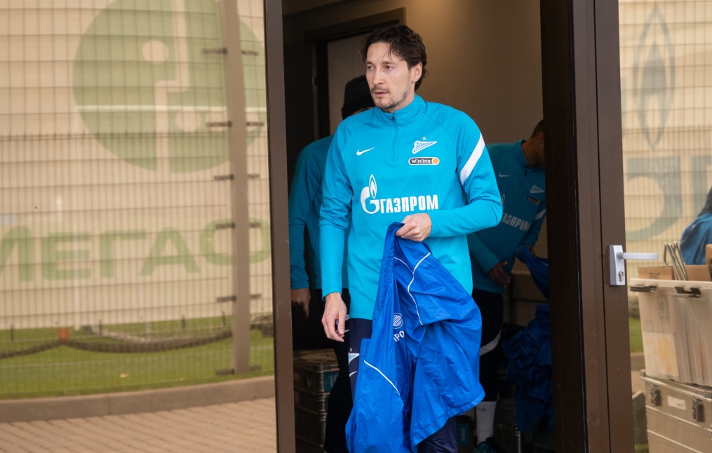 Тренировка «Зенита» перед матчем с «Сочи»