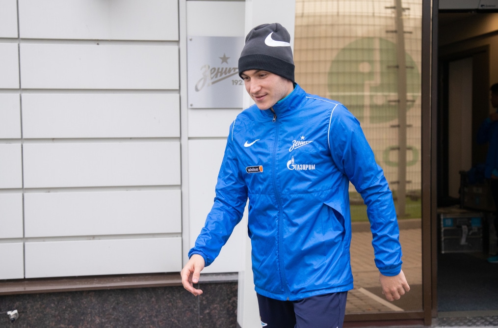 Тренировка «Зенита» перед матчем с «Сочи»