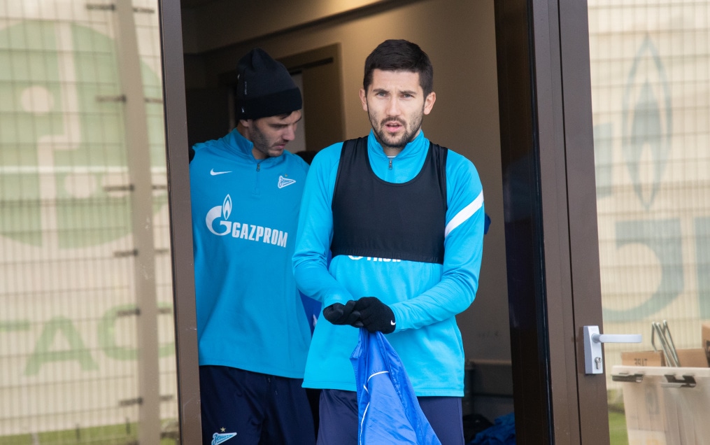 Тренировка «Зенита» перед матчем с «Сочи»