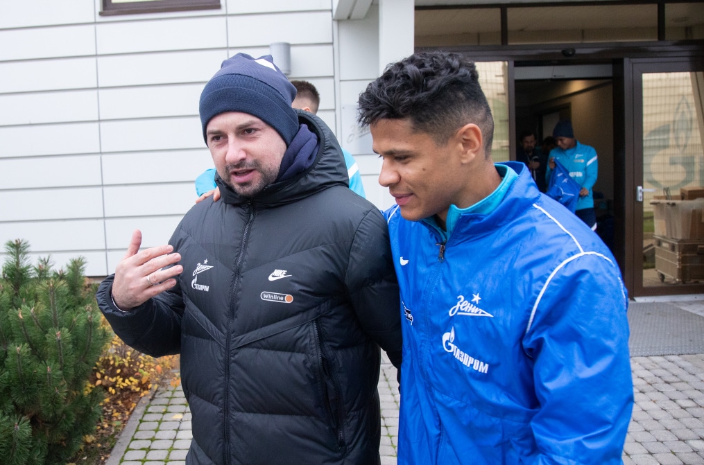 Тренировка «Зенита» перед матчем с «Сочи»