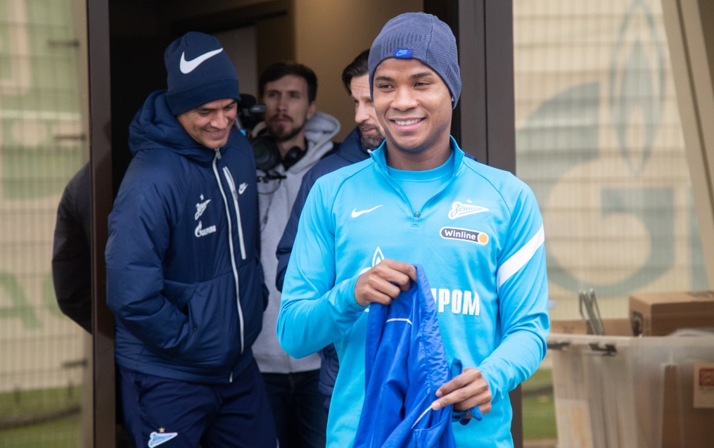 Тренировка «Зенита» перед матчем с «Сочи»