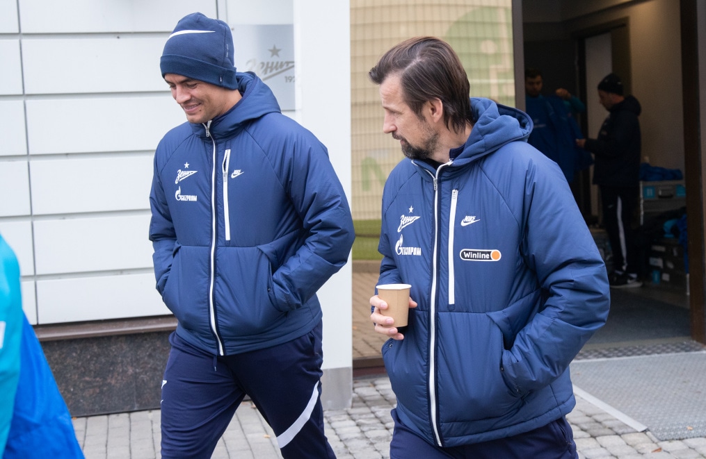 Тренировка «Зенита» перед матчем с «Сочи»