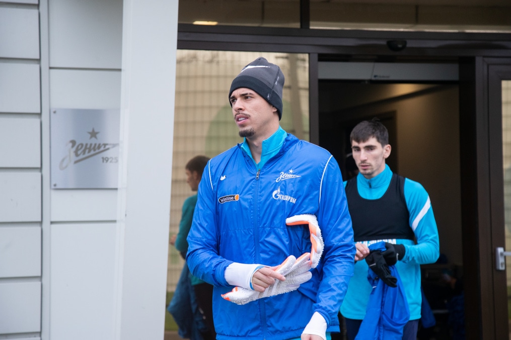 Тренировка «Зенита» перед матчем с «Сочи»