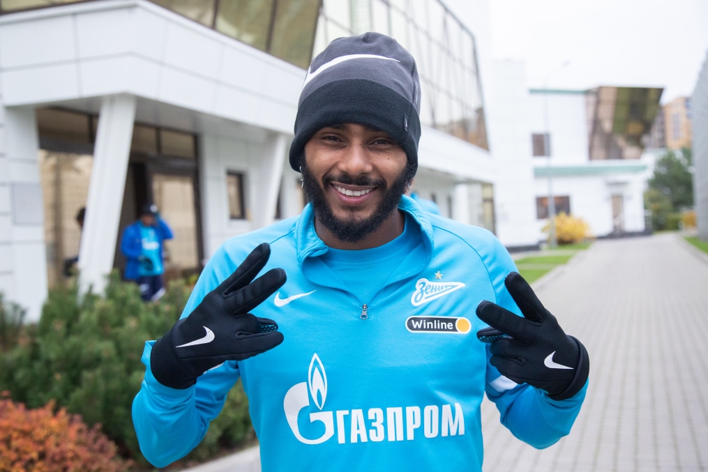 Тренировка «Зенита» перед матчем с «Сочи»