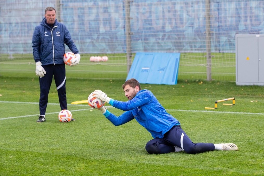 Тренировка «Зенита» перед матчем с «Сочи»