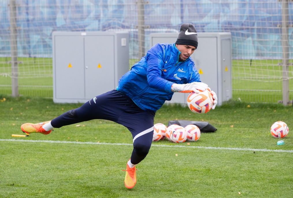 Тренировка «Зенита» перед матчем с «Сочи»