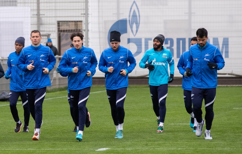 Тренировка «Зенита» перед матчем с «Сочи»