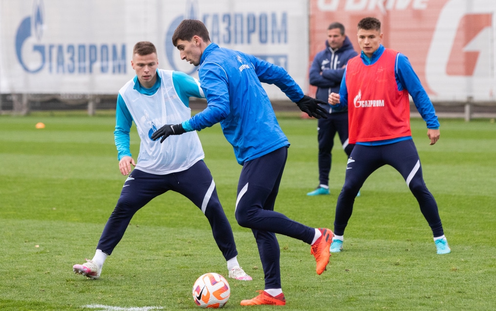 Тренировка «Зенита» перед матчем с «Сочи»