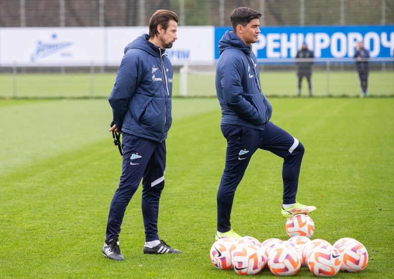 Тренировка «Зенита» перед матчем с «Сочи»