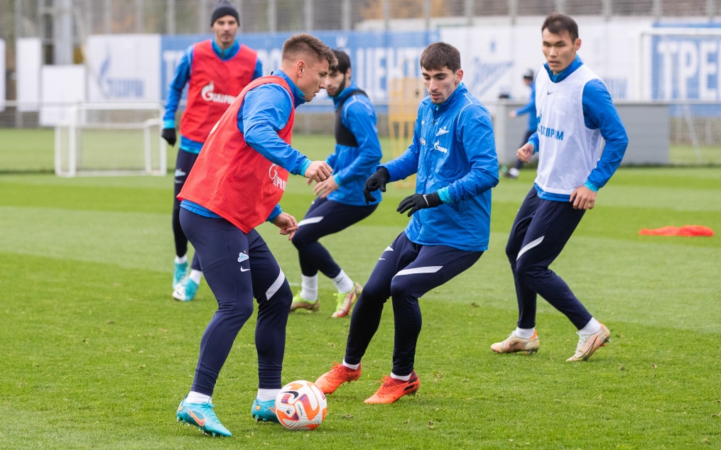 Тренировка «Зенита» перед матчем с «Сочи»