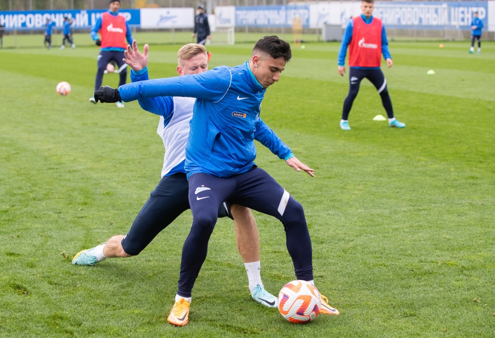 Тренировка «Зенита» перед матчем с «Сочи»