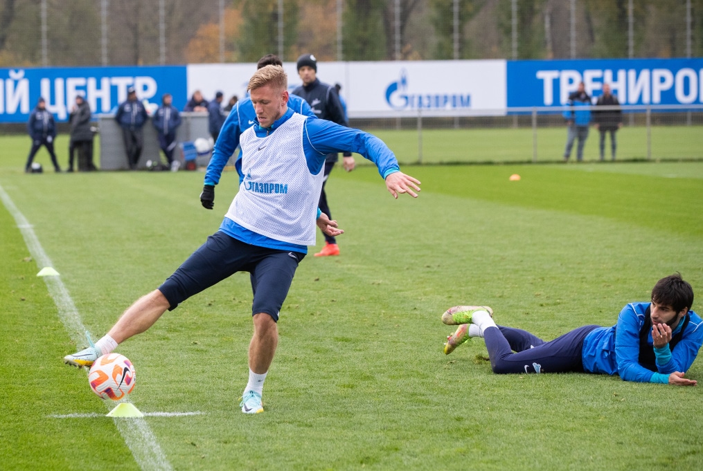 Тренировка «Зенита» перед матчем с «Сочи»