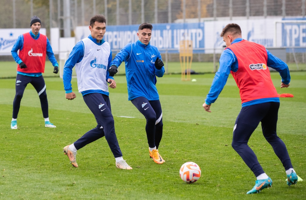 Тренировка «Зенита» перед матчем с «Сочи»