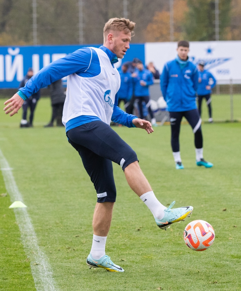 Тренировка «Зенита» перед матчем с «Сочи»