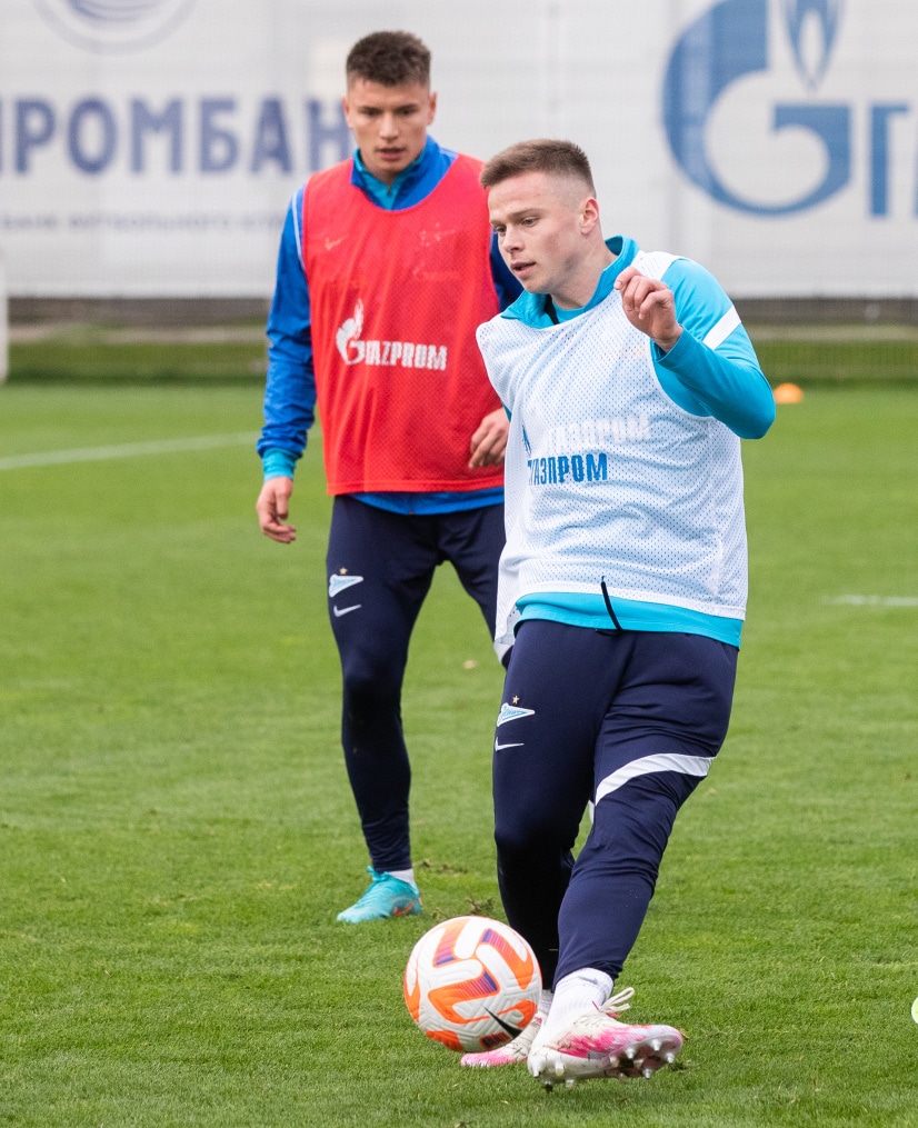 Тренировка «Зенита» перед матчем с «Сочи»