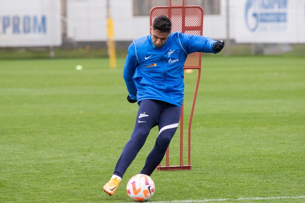 Тренировка «Зенита» перед матчем с «Сочи»