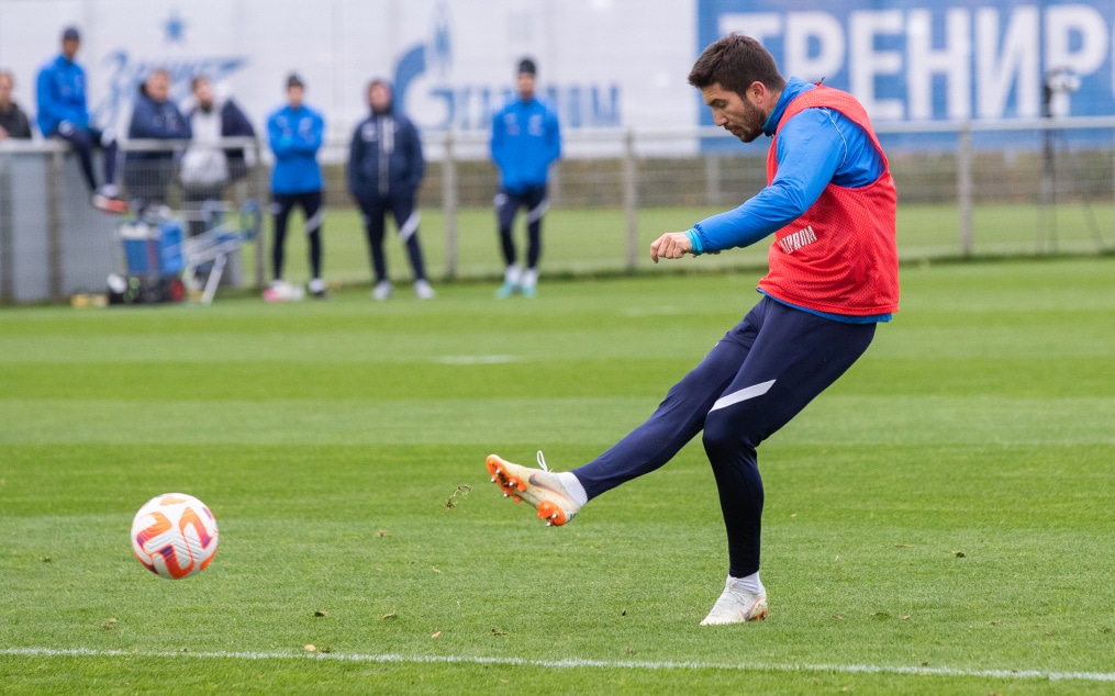 Тренировка «Зенита» перед матчем с «Сочи»
