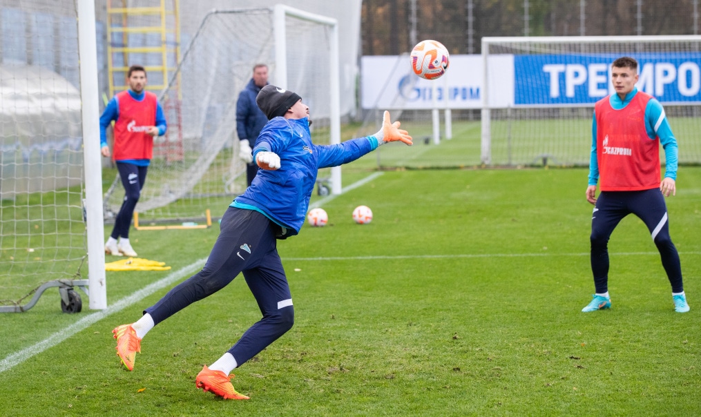 Тренировка «Зенита» перед матчем с «Сочи»