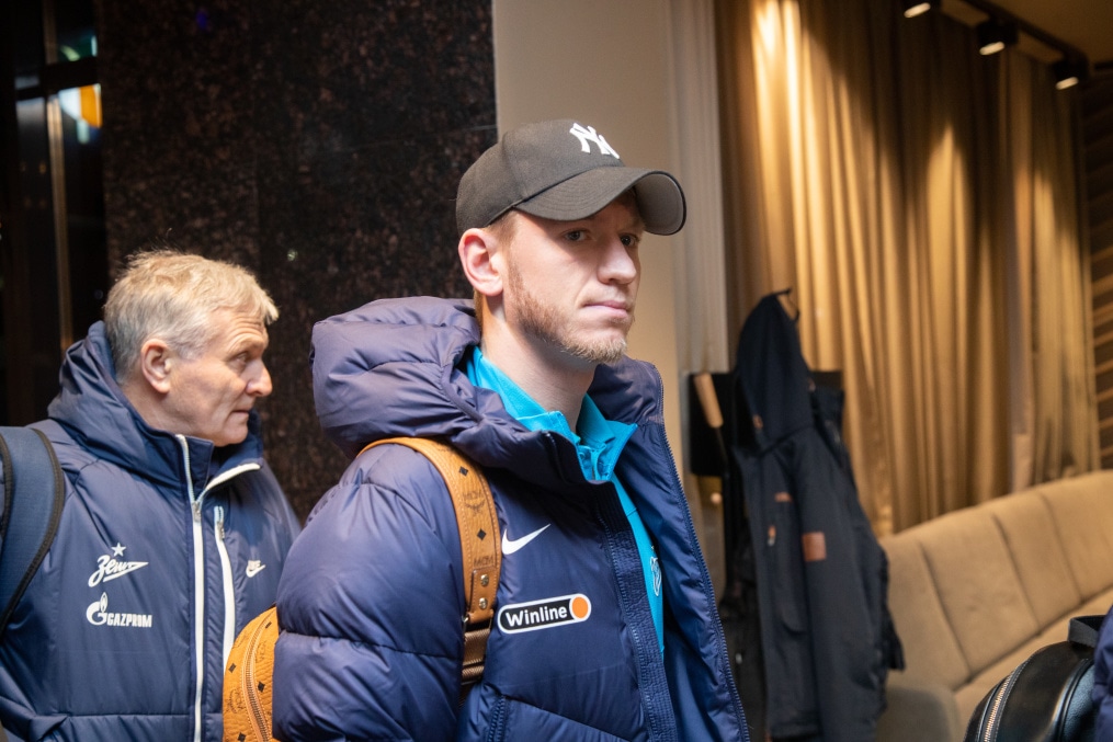 Команда «Зенит» прибыла в Воронеж на матч с «Факелом»