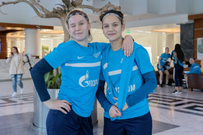 «Газпром»-тренировочные сборы женской  команды «Зенит» в Турции: 19 ноября, вечерняя тренировка