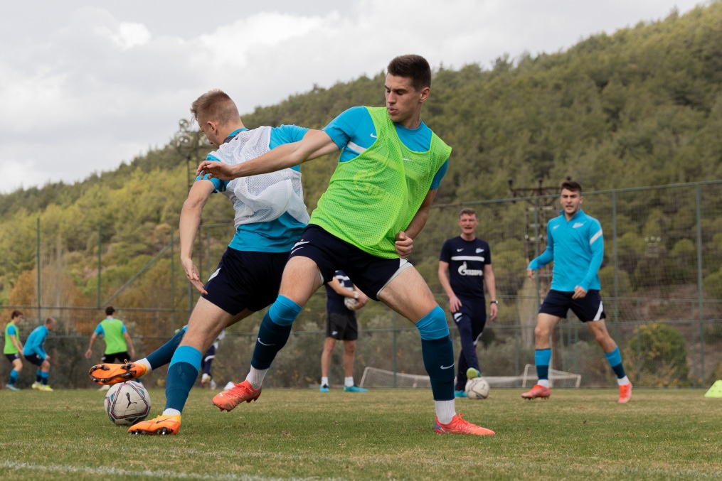 «Газпром» — тренировочные сборы «Зенита»-м в Турции: 21 ноября, утренняя тренировка