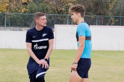 «Газпром» — тренировочные сборы «Зенита»-м в Турции: 21 ноября, утренняя тренировка