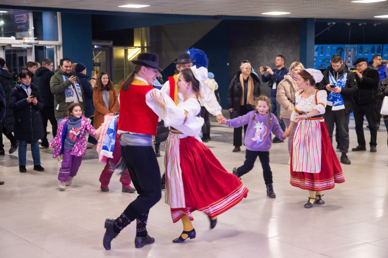 «Вечер Сербии»: фан-променад перед матчем «Зенит» — «Црвена Звезда»