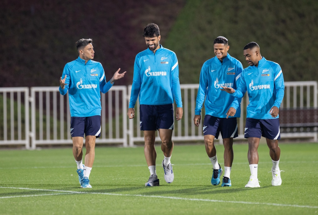 «Газпром»-тренировочные сборы в Катаре: 15 января, вечерняя тренировка