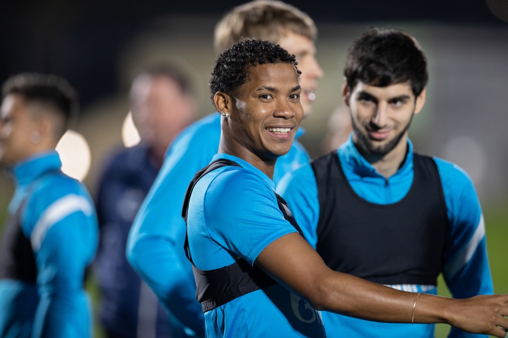 «Газпром»-тренировочные сборы в Катаре: 15 января, вечерняя тренировка