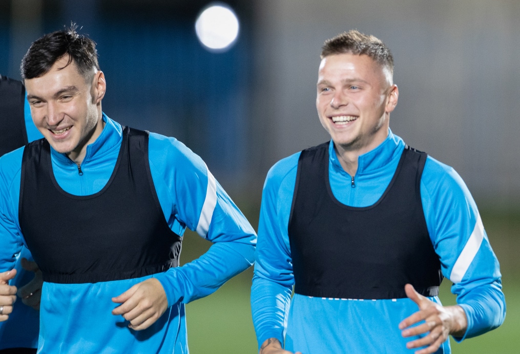 «Газпром»-тренировочные сборы в Катаре: 15 января, вечерняя тренировка