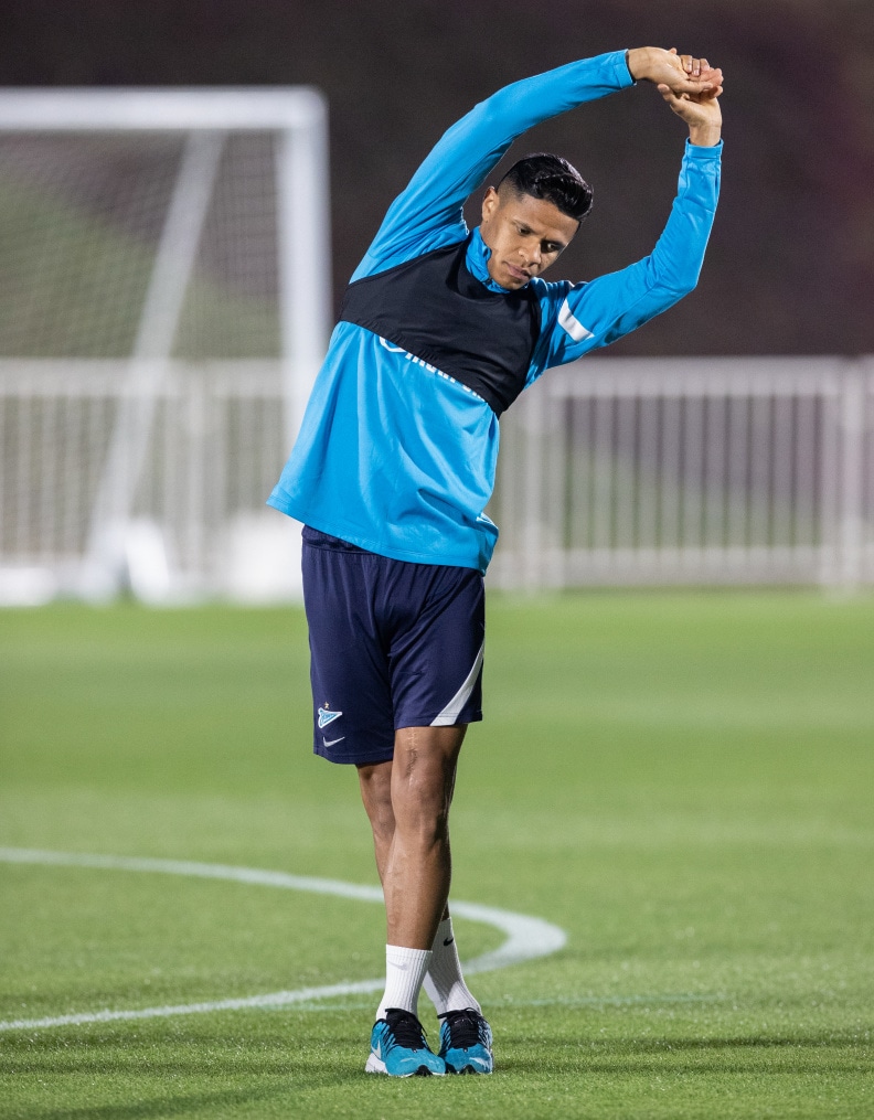 «Газпром»-тренировочные сборы в Катаре: 15 января, вечерняя тренировка