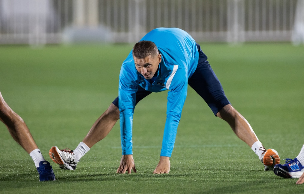 «Газпром»-тренировочные сборы в Катаре: 15 января, вечерняя тренировка