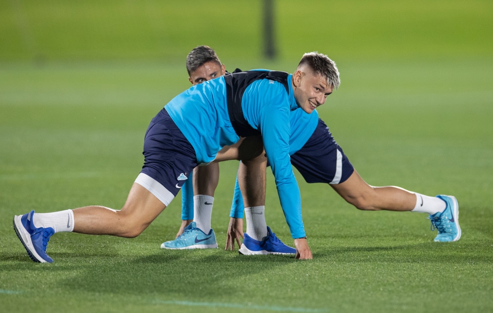 «Газпром»-тренировочные сборы в Катаре: 15 января, вечерняя тренировка