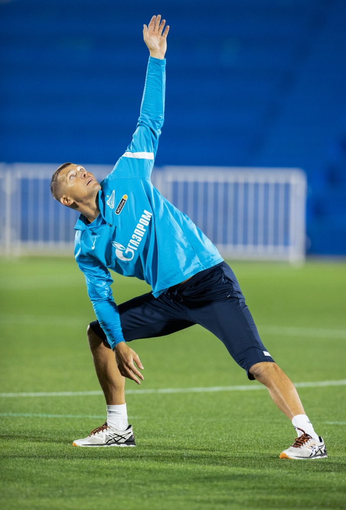 «Газпром»-тренировочные сборы в Катаре: 15 января, вечерняя тренировка