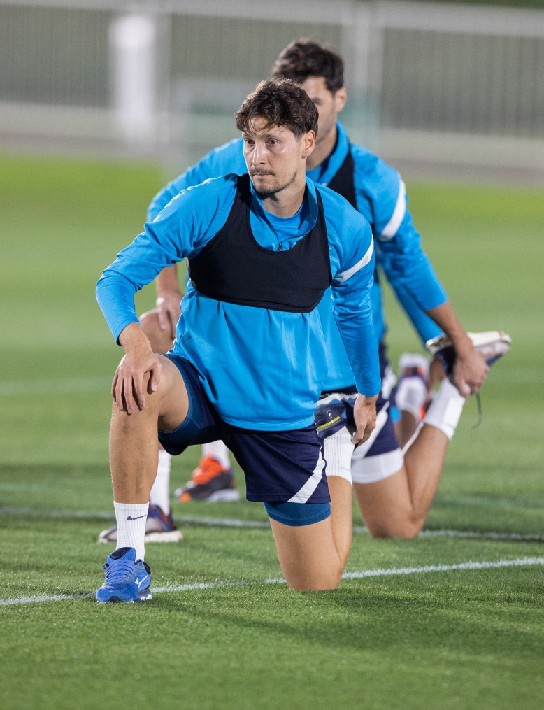 «Газпром»-тренировочные сборы в Катаре: 15 января, вечерняя тренировка