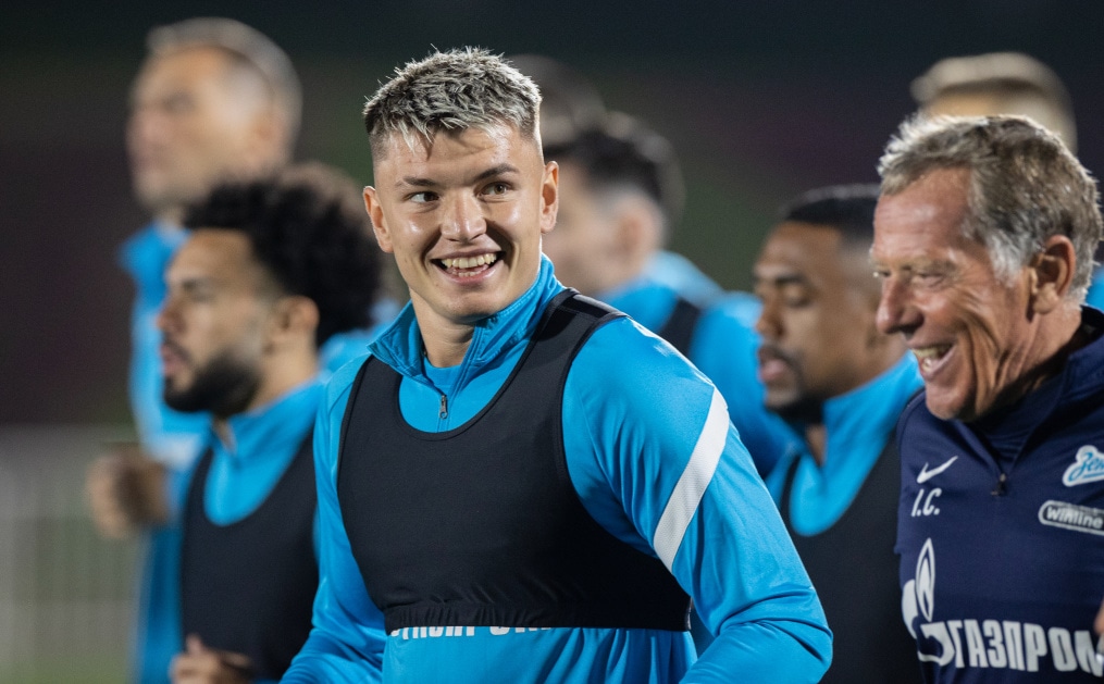 «Газпром»-тренировочные сборы в Катаре: 15 января, вечерняя тренировка