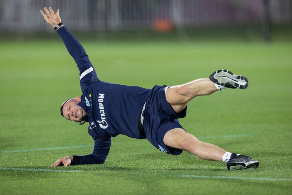 «Газпром»-тренировочные сборы в Катаре: 15 января, вечерняя тренировка