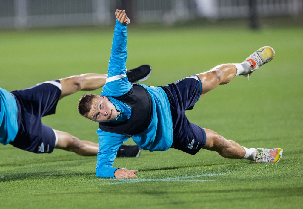 «Газпром»-тренировочные сборы в Катаре: 15 января, вечерняя тренировка