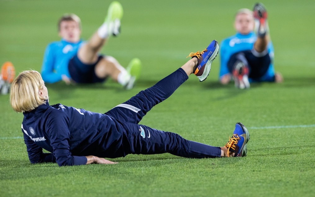 «Газпром»-тренировочные сборы в Катаре: 15 января, вечерняя тренировка