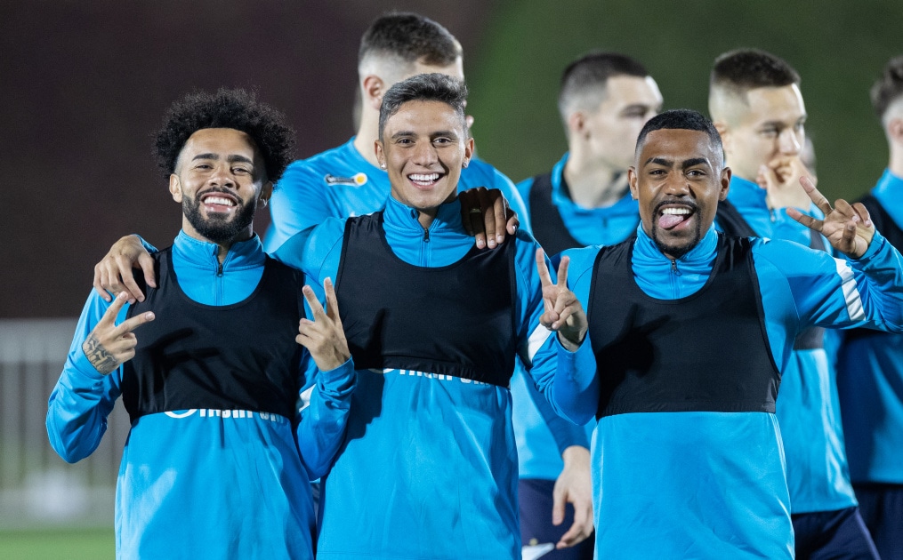 «Газпром»-тренировочные сборы в Катаре: 15 января, вечерняя тренировка