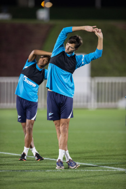 «Газпром»-тренировочные сборы в Катаре: 15 января, вечерняя тренировка