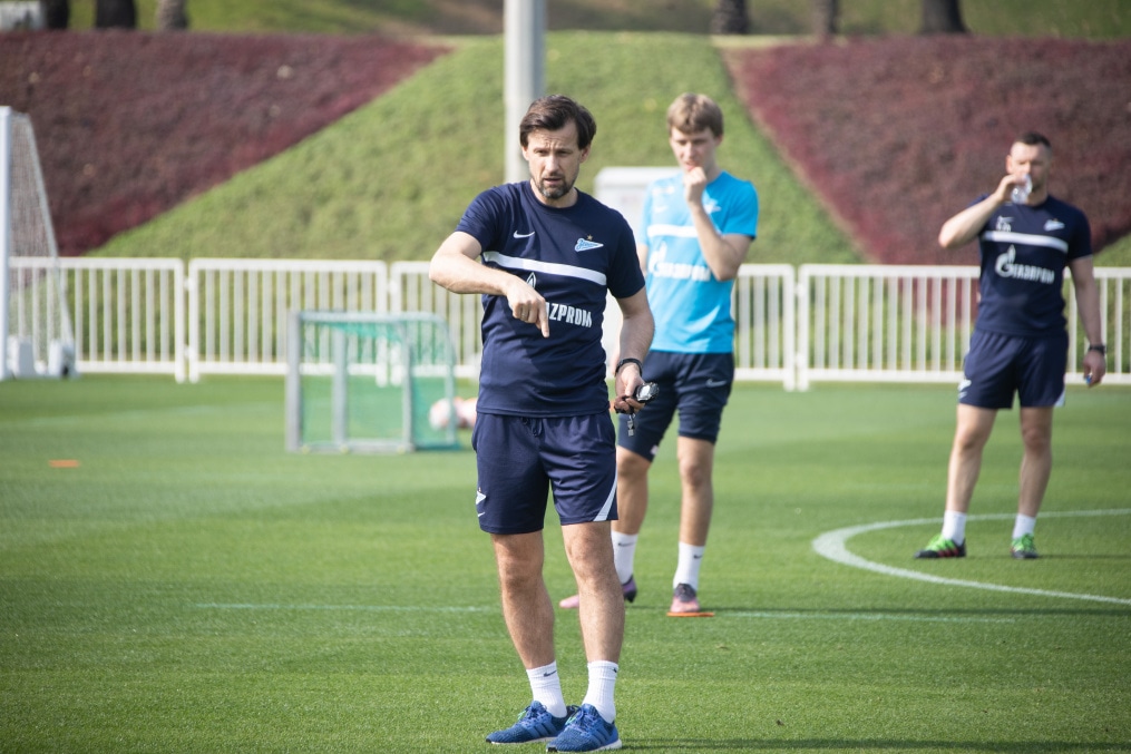 «Газпром»-тренировочные сборы в Катаре: 16 января, утренняя тренировка