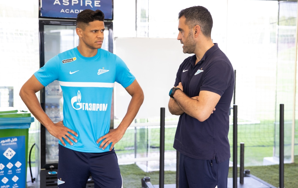 «Газпром»-тренировочные сборы в Катаре: 16 января, утренняя тренировка
